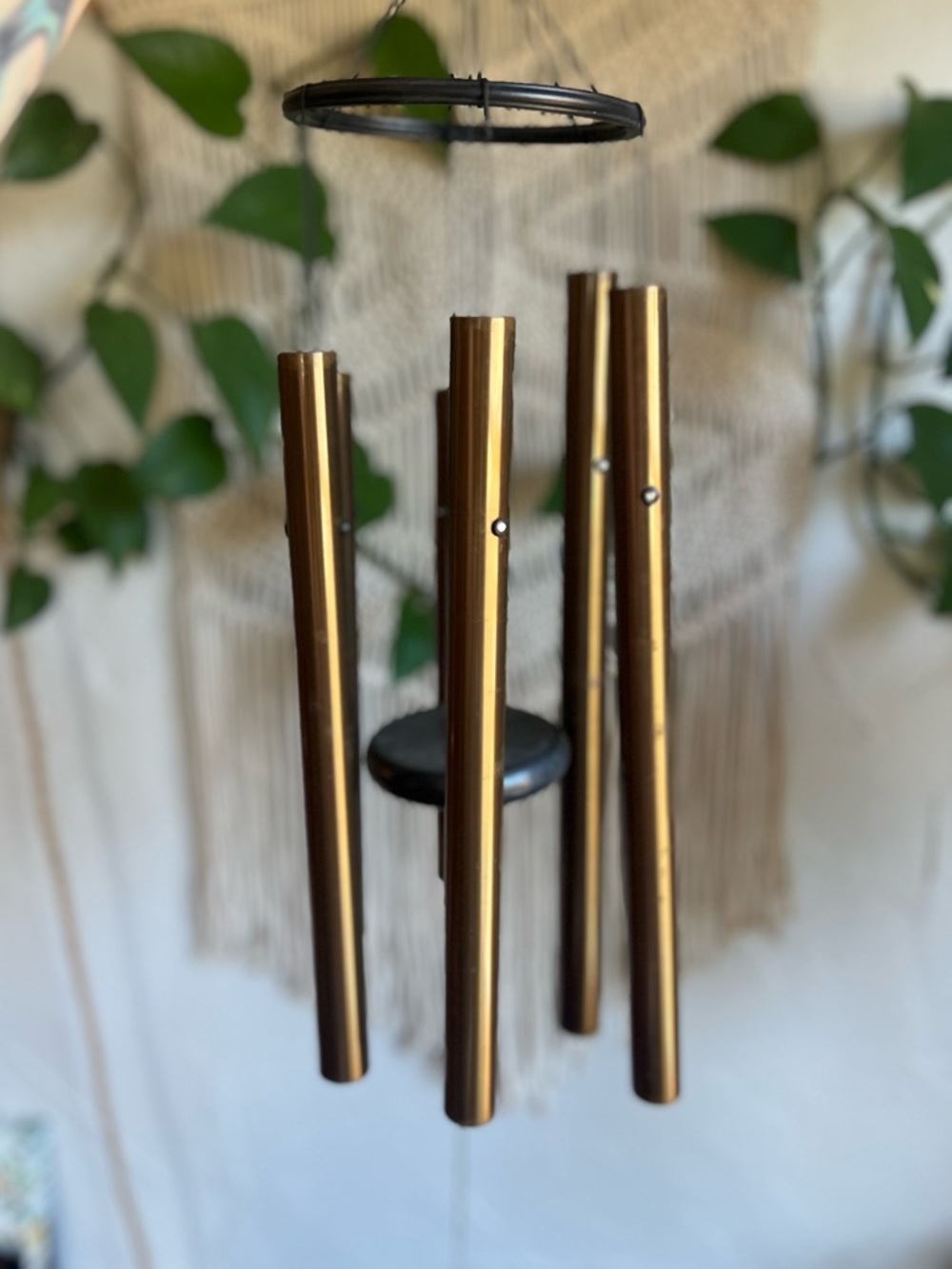 Woodstock Chimes Bells of Paradise Medium Bronze Wind Chime Windchime Decor